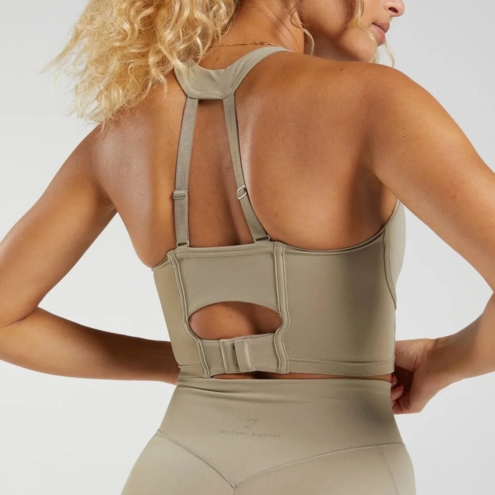 Gymshark Light Tan Sports‎ Bra